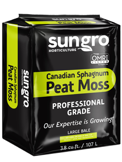 Image of Sun Gro Canadian Sphagnum Peat Moss 107 liter bag